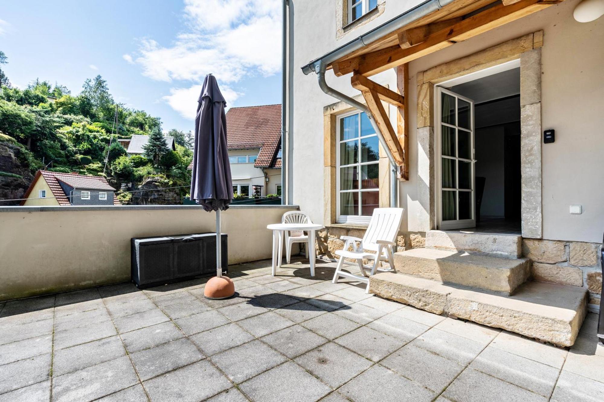 Wohnung Auf Dem Buschholz Stadt Wehlen Bagian luar foto
