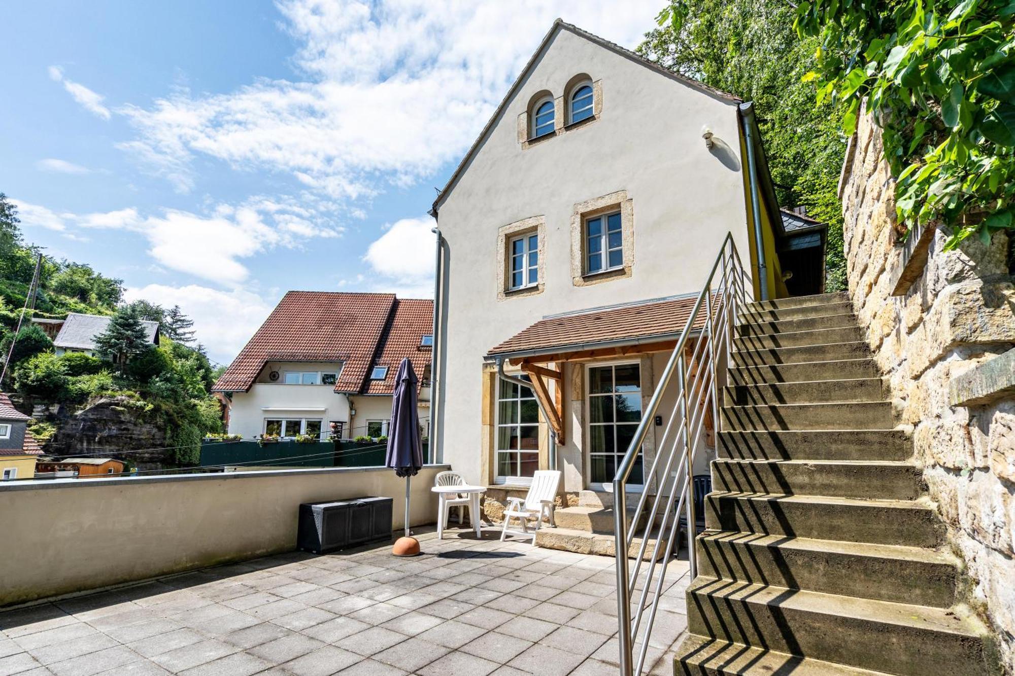 Wohnung Auf Dem Buschholz Stadt Wehlen Bagian luar foto